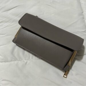 Grey Crossbody Wallet